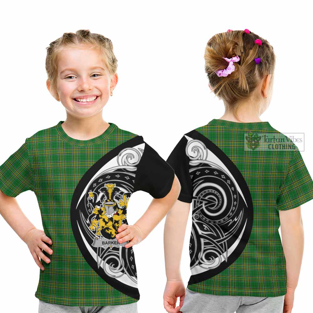 Tartan Vibes Clothing Barker Irish Clan Kid T-Shirt Celtic Circle Style