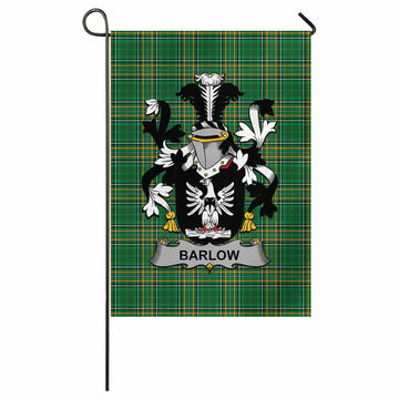 Barlow Irish Clan Tartan Flag with Coat of Arms
