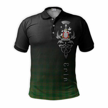 Barnewall Irish Clan Polo Shirt with Coat of Arms Erin Go Bragh Celtic Inspired