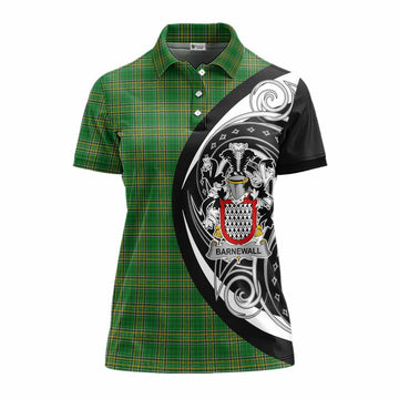 Barnewall Irish Clan Women's Polo Shirt Celtic Circle Style