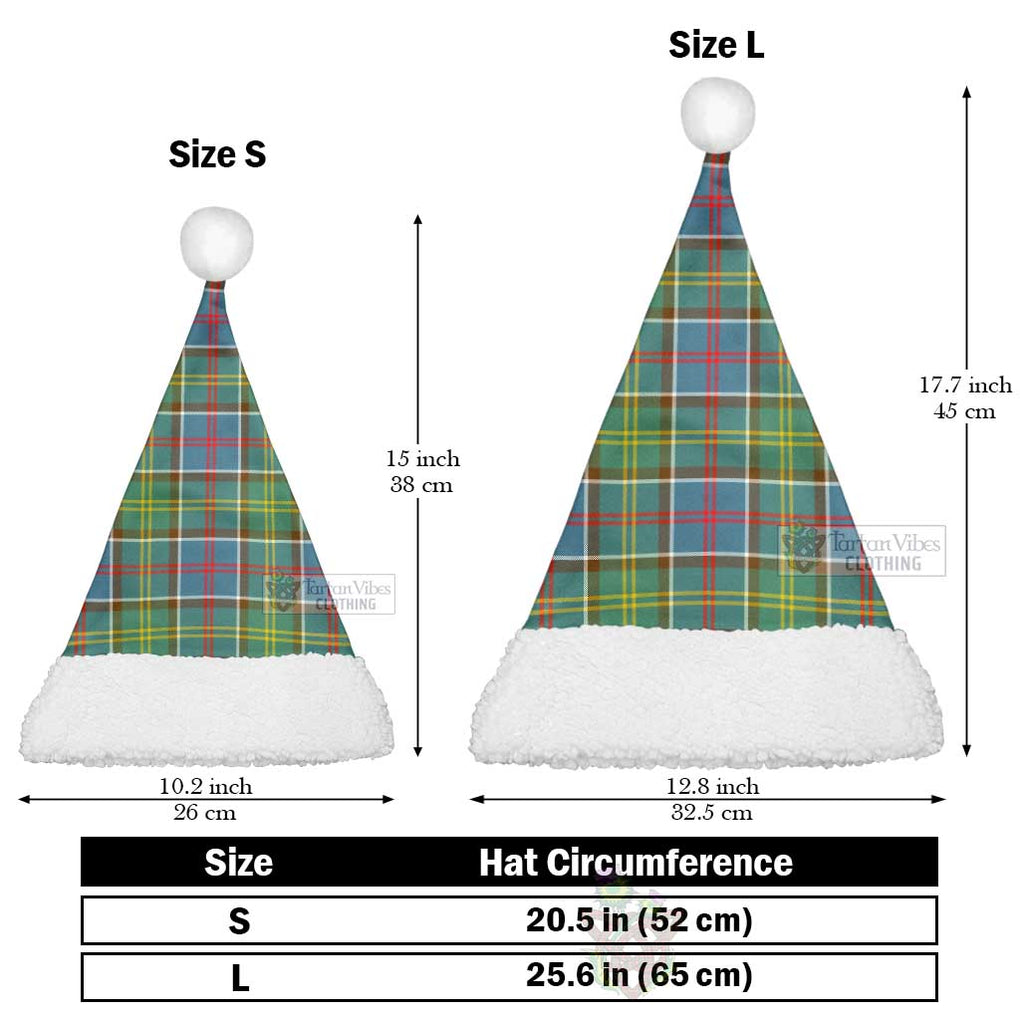 Barr Tartan Christmas Santa Hats Christmas Hat L 25.6in (65cm) - Tartan Vibes Clothing