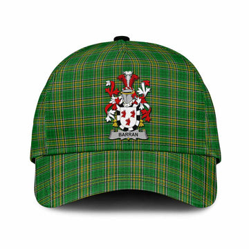 Barran Irish Clan Tartan Classic Cap with Coat of Arms