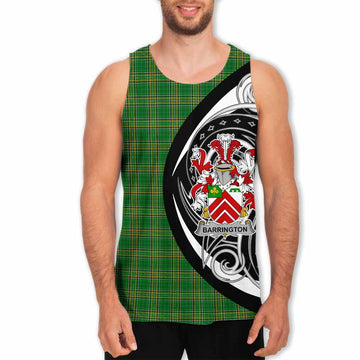 Tartan Vibes Clothing Barrington Irish Clan Men's Tank Top Celtic Circle Style