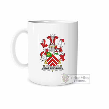 Tartan Vibes Clothing Barrington Irish Clan Coat of Arms Ceramic Mug