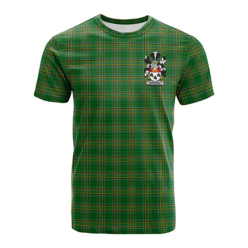 Bateson Irish Clan Tartan Cotton T-shirt with Coat of Arms Kid's Shirt - Tartan Vibes Clothing