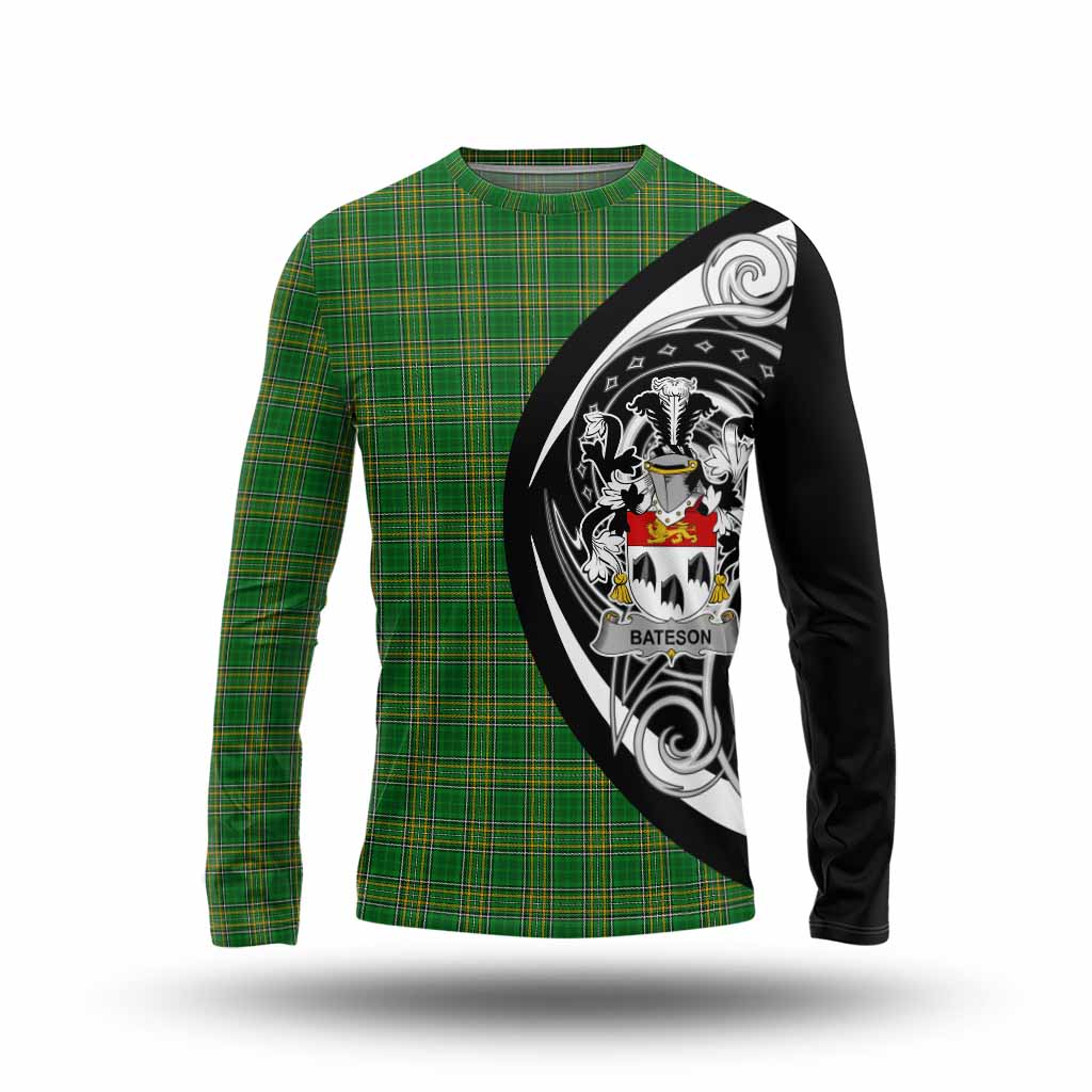 Bateson Irish Clan Long Sleeve T-Shirt Celtic Circle Style Unisex - Tartan Vibes Clothing