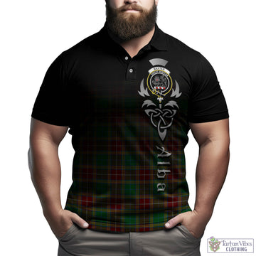 Baxter Tartan Polo Shirt Featuring Alba Gu Brath Family Crest Celtic Inspired
