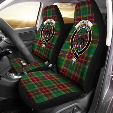 Baxter Tartan Car Seat Cover with Family Crest One Size - Tartanvibesclothing