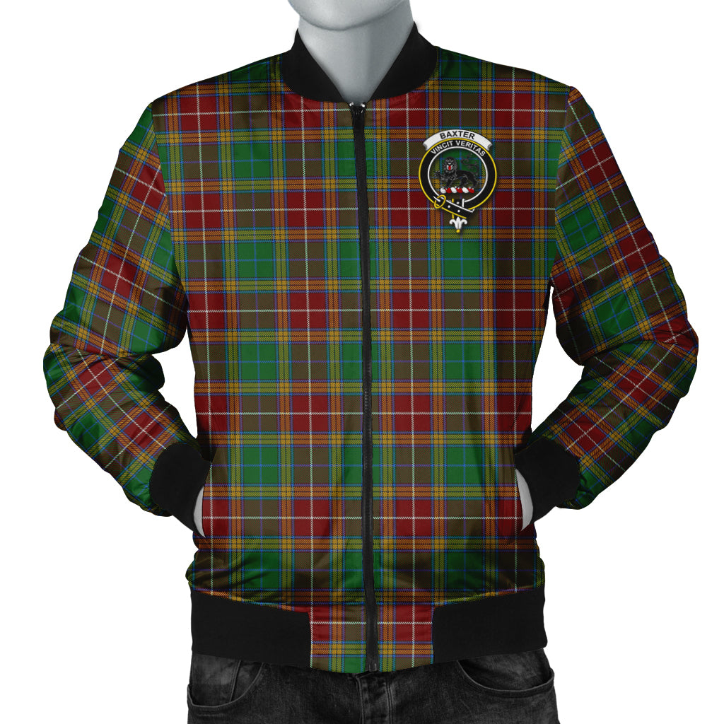 Baxter Tartan Bomber Jacket with Family Crest Unisex - Tartanvibesclothing
