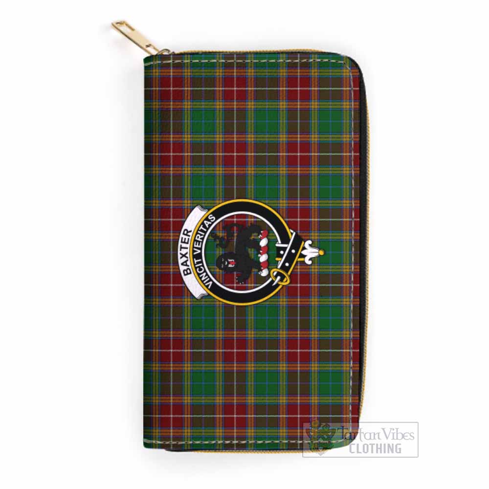 Tartan Vibes Clothing Baxter Tartan Women's Leather Wallet with Family Crest