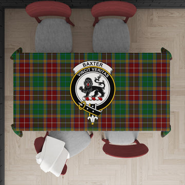 Baxter Tatan Tablecloth with Family Crest