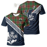 Baxter Tartan T-Shirt Featuring Thistle and Scotland Map Kid's Shirt - Tartanvibesclothing Store