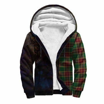 Baxter Tartan Family Crest Sherpa Hoodie Alba Gu Brath Be Brave Lion Ancient Style