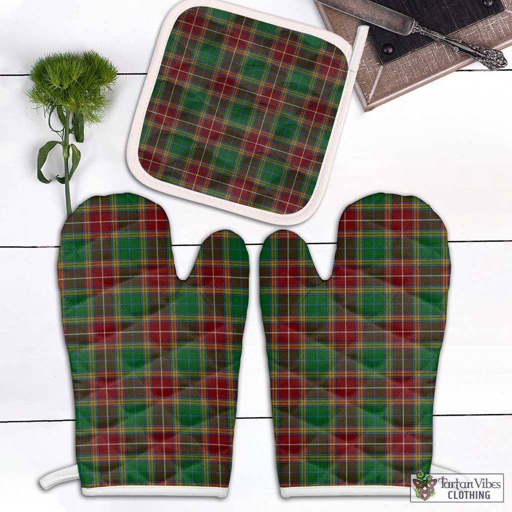Baxter Tartan Combo Oven Mitt & Pot-Holder Combo 1 Oven Mitt & 1 Pot-Holder White - Tartan Vibes Clothing