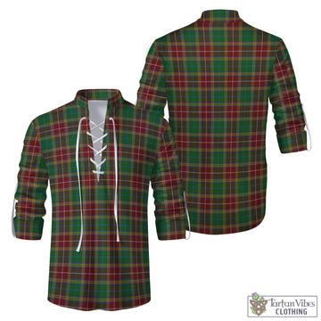Baxter Tartan Men's Scottish Traditional Jacobite Ghillie Kilt Shirt