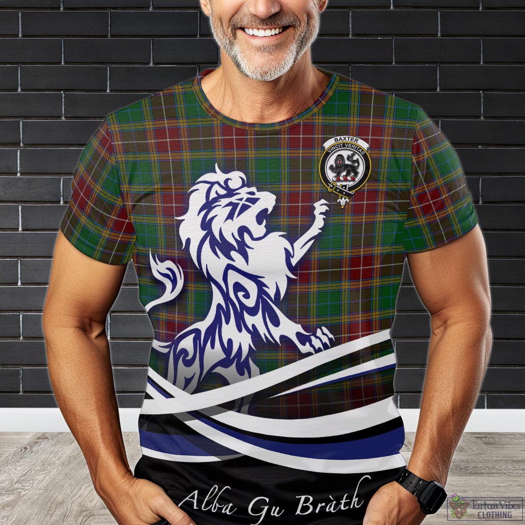 baxter-tartan-t-shirt-with-alba-gu-brath-regal-lion-emblem