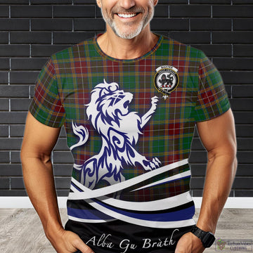 Baxter Tartan T-Shirt with Alba Gu Brath Regal Lion Emblem