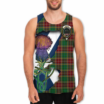 Baxter Tartan Family Crest Men's Tank Top Scottish Thistle Celtic Inspired