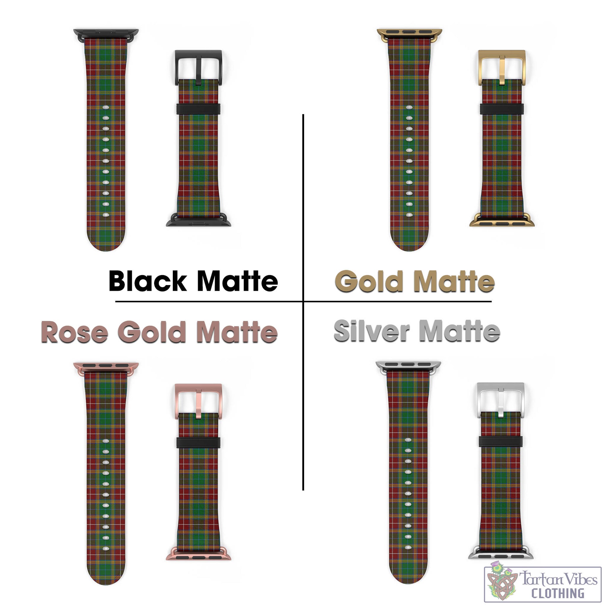 Tartan Vibes Clothing Baxter Tartan Watch Band