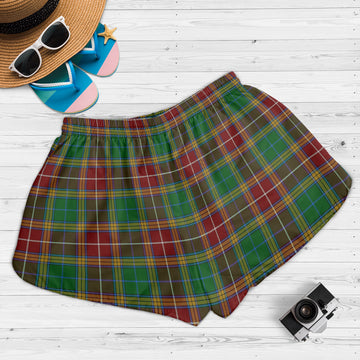Baxter Tartan Womens Shorts with Family Crest