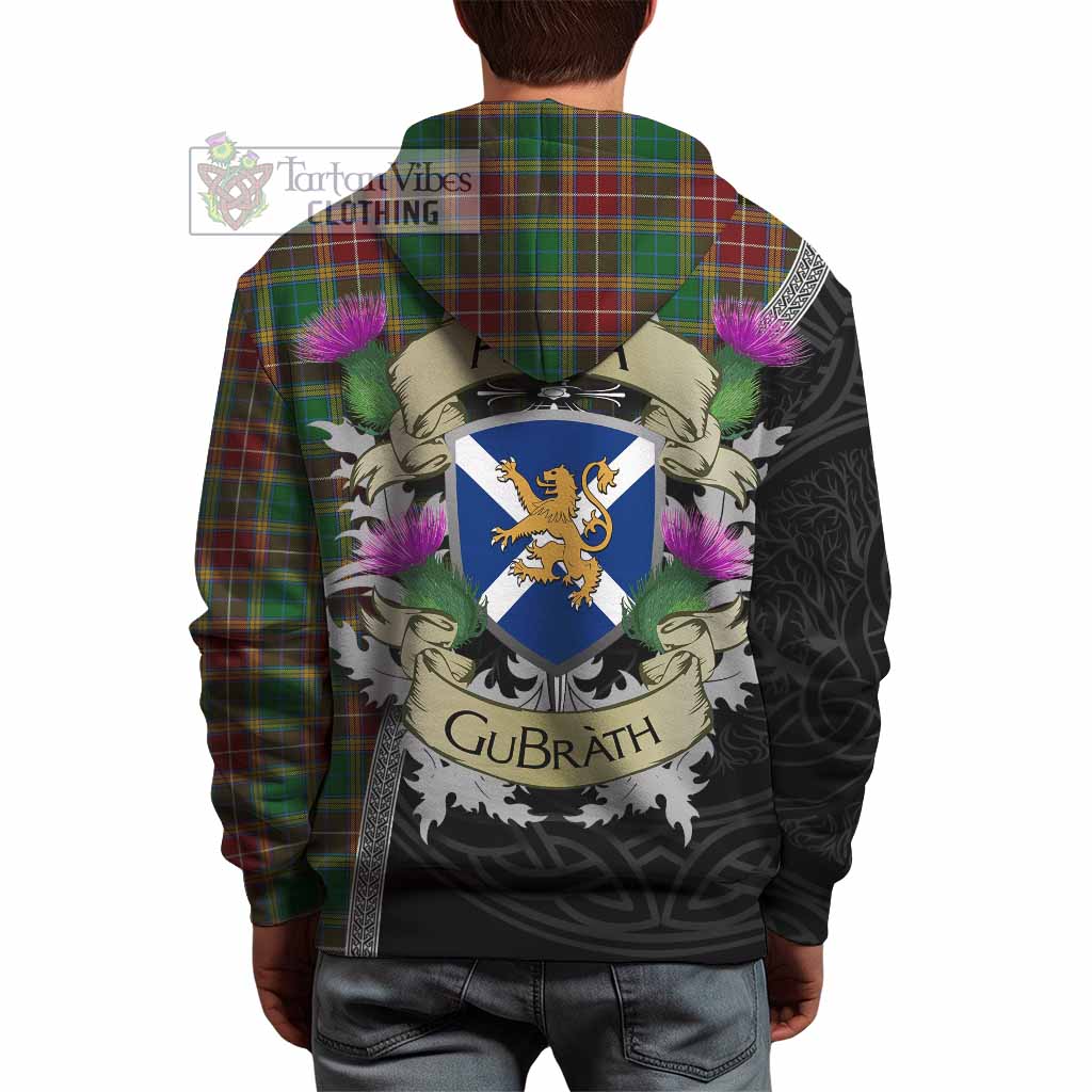 Tartan Vibes Clothing Baxter Tartan Family Crest Hoodie Lion Rampant Royal Thistle Shield Celtic Inspired