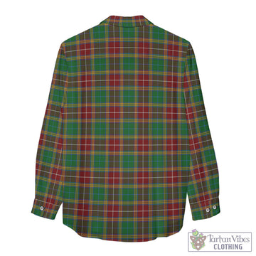 Tartan Vibes Clothing Baxter Tartan Womens Casual Shirt with Family Crest