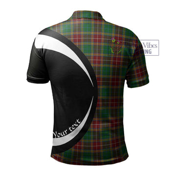 Baxter Tartan Men's Polo Shirt with Family Crest Circle Style - Tartan Vibes Clothing