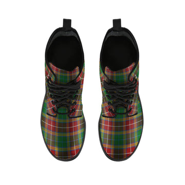 Baxter Tartan Leather Boots