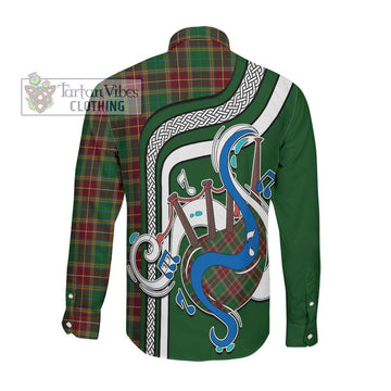 Baxter Tartan Long Sleeve Button Shirt with Epic Bagpipe Style