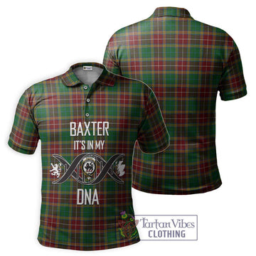 Baxter Tartan Polo Shirt with Family Crest DNA In Me Style