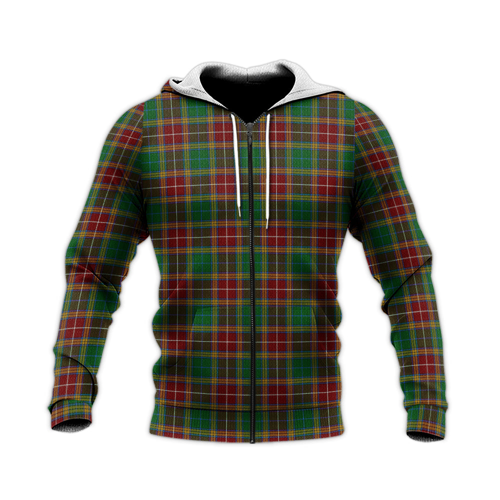Baxter Tartan Knitted Hoodie Unisex Knitted Zip Hoodie - Tartanvibesclothing