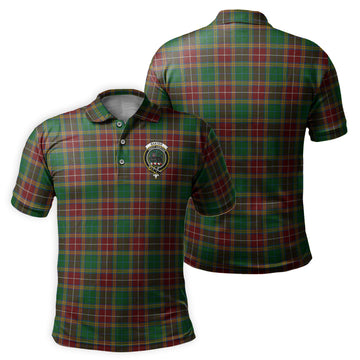 Baxter Tartan Men's Polo Shirt with Family Crest