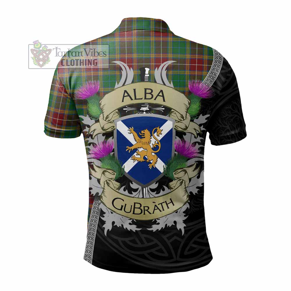 Baxter Tartan Family Crest Polo Shirt Lion Rampant Royal Thistle Shield Celtic Inspired - Tartan Vibes Clothing
