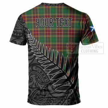 Tartan Vibes Clothing Baxter Crest Tartan T-Shirt with New Zealand Silver Fern Half Style