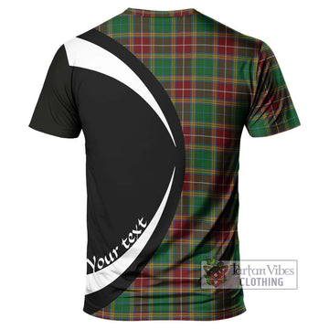 Tartan Vibes Clothing Baxter Tartan T-Shirt with Family Crest Circle Style