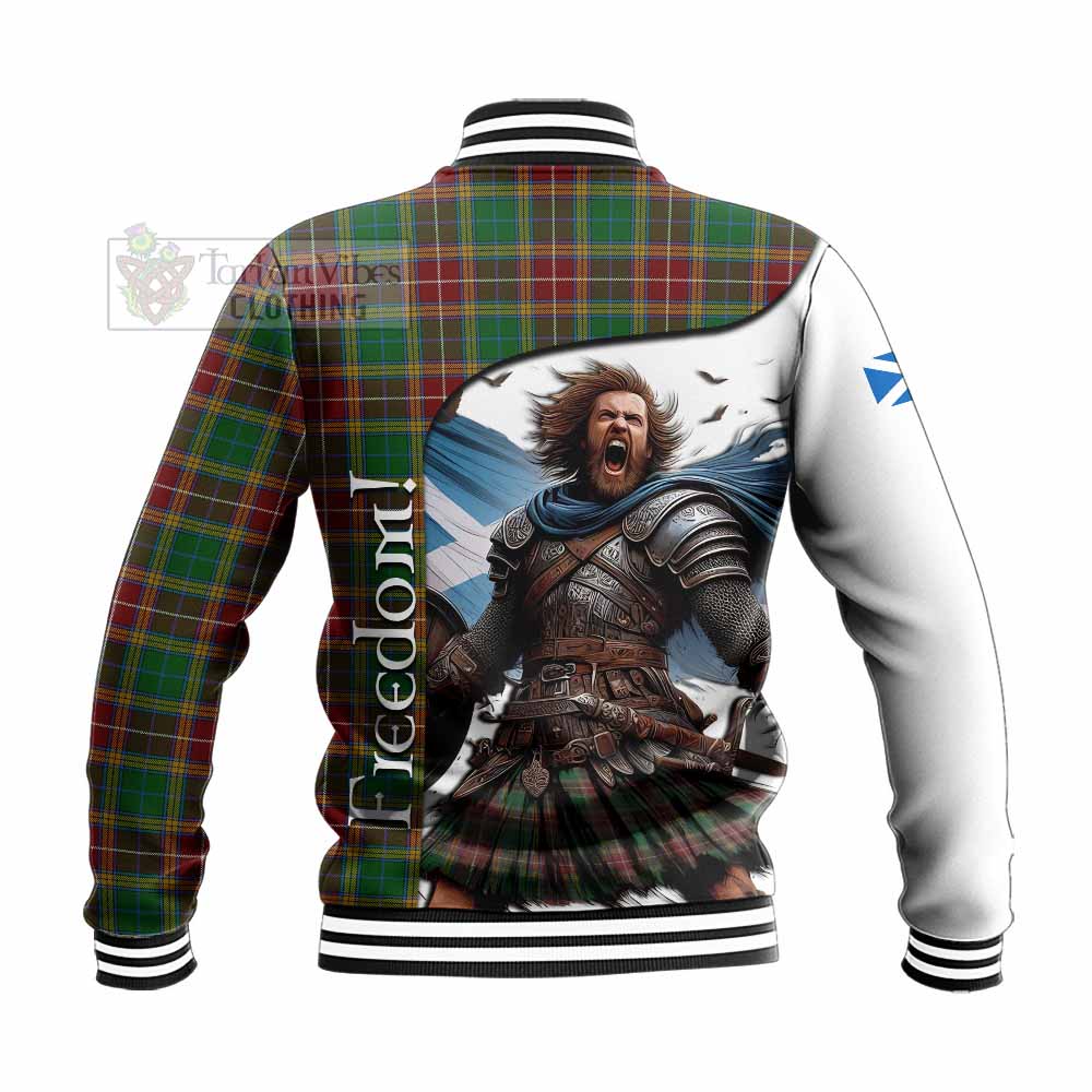 Baxter Crest Tartan Baseball Jacket Inspired by the Freedom of Scottish Warrior - Tartan Vibes Clothing