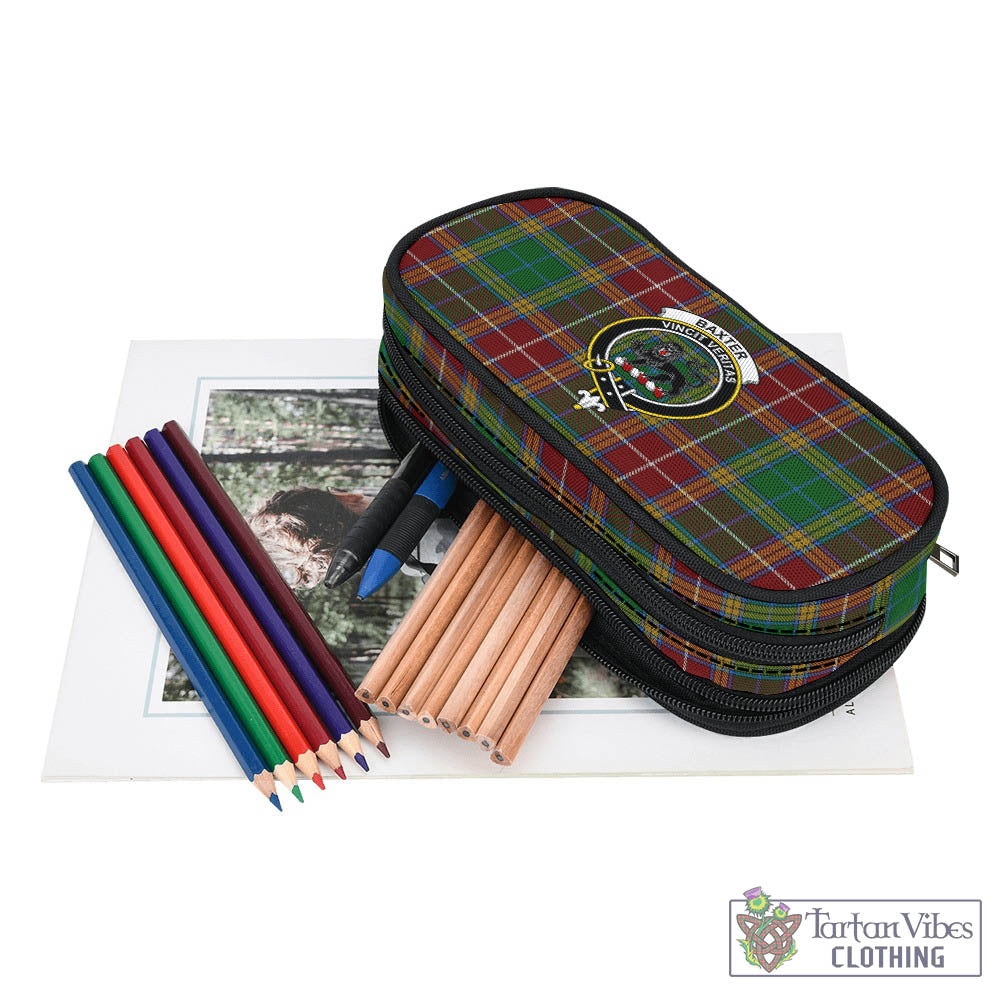 Tartan Vibes Clothing Baxter Tartan Pen and Pencil Case with Family Crest