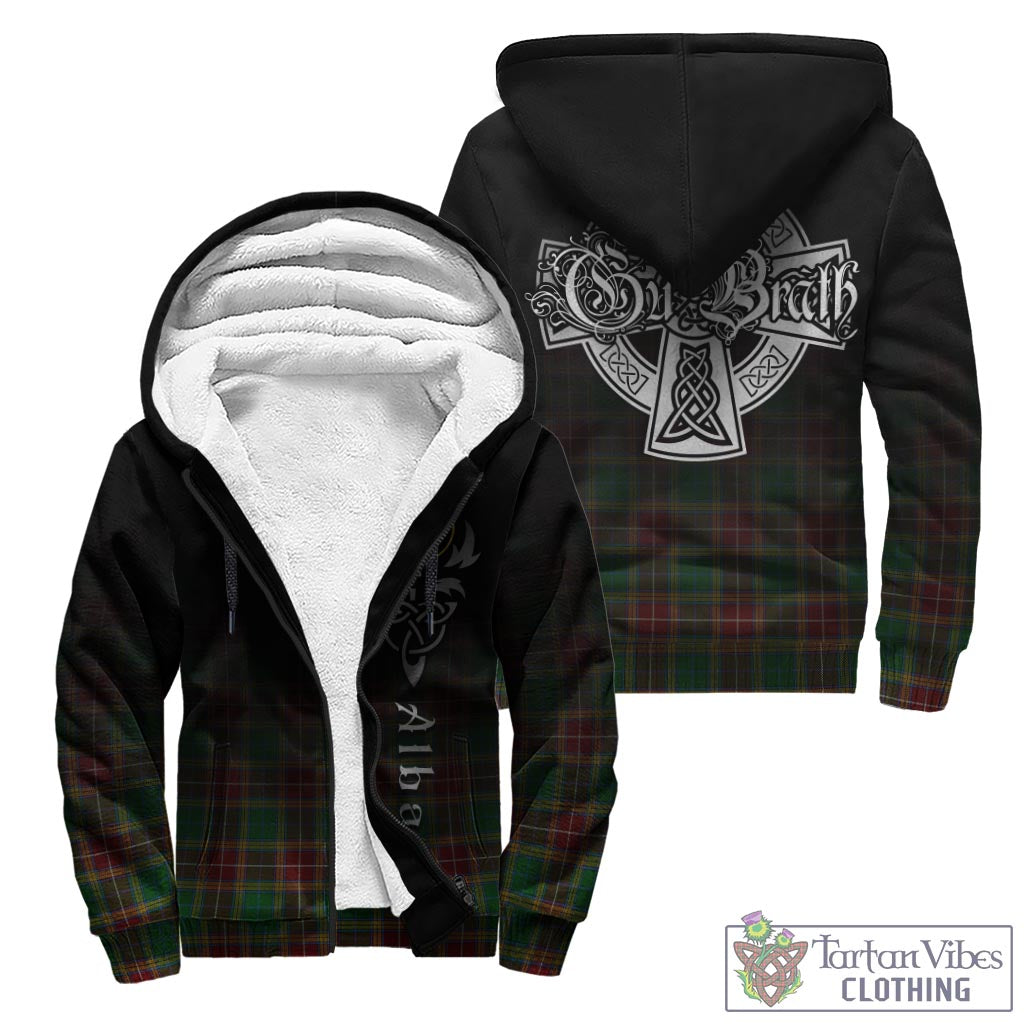 Tartan Vibes Clothing Baxter Tartan Sherpa Hoodie Featuring Alba Gu Brath Family Crest Celtic Inspired