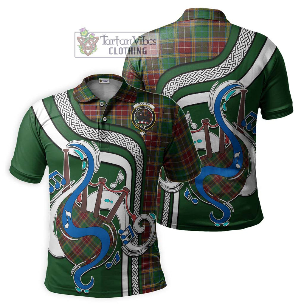 Tartan Vibes Clothing Baxter Tartan Polo Shirt with Epic Bagpipe Style