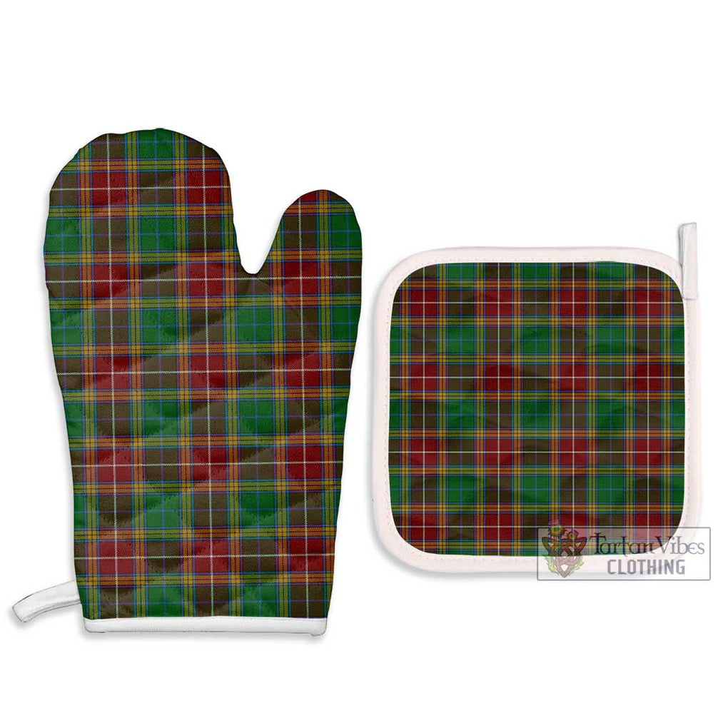 Baxter Tartan Combo Oven Mitt & Pot-Holder Combo 1 Oven Mitt & 2 Pot-Holder White - Tartan Vibes Clothing
