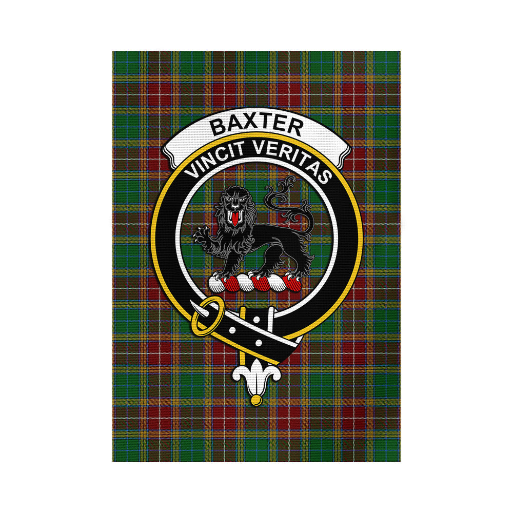 Baxter Tartan Flag with Family Crest - Tartan Vibes Clothing