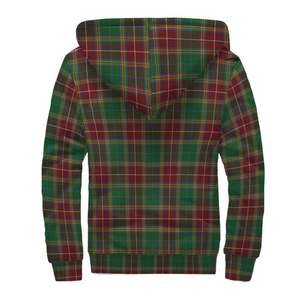 Baxter Tartan Sherpa Hoodie with Family Crest - Tartanvibesclothing