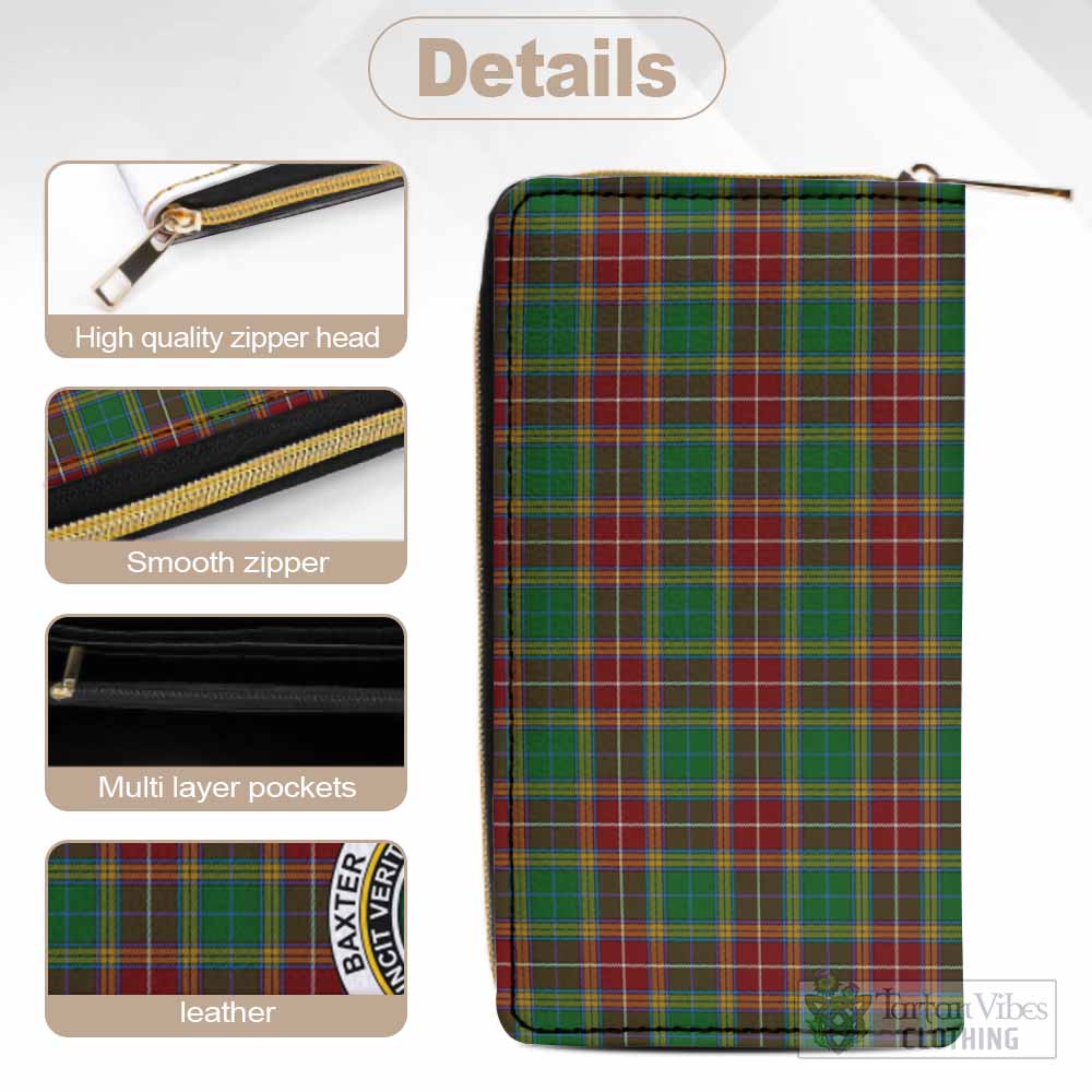 Tartan Vibes Clothing Baxter Tartan Women's Leather Wallet with Family Crest
