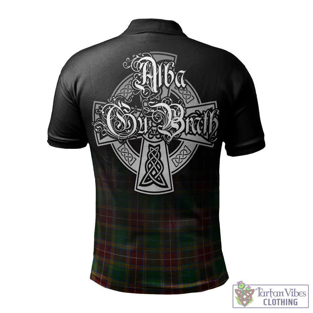 Tartan Vibes Clothing Baxter Tartan Polo Shirt Featuring Alba Gu Brath Family Crest Celtic Inspired