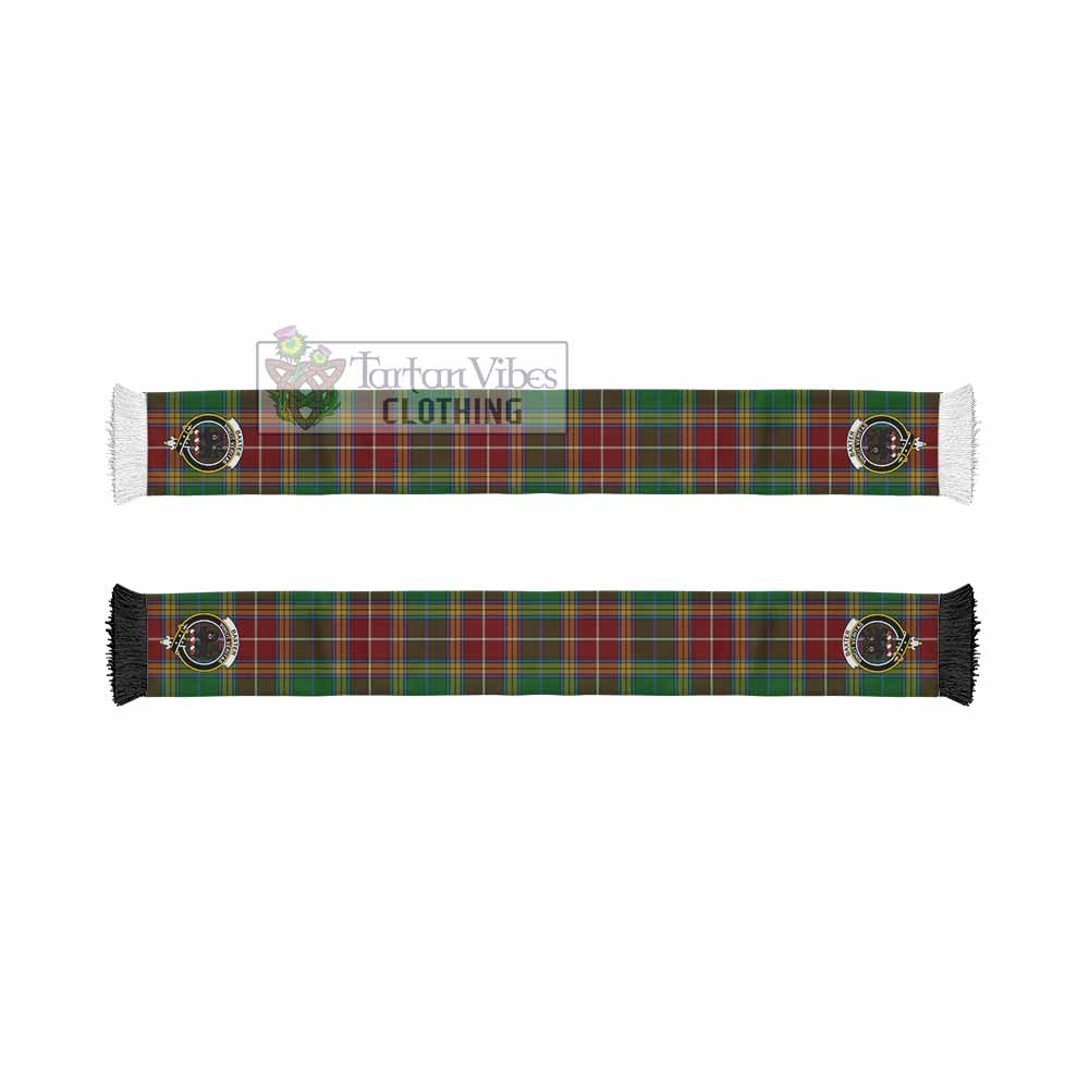 Tartan Vibes Clothing Baxter Tartan Ruffneck Scarf with Family Crest