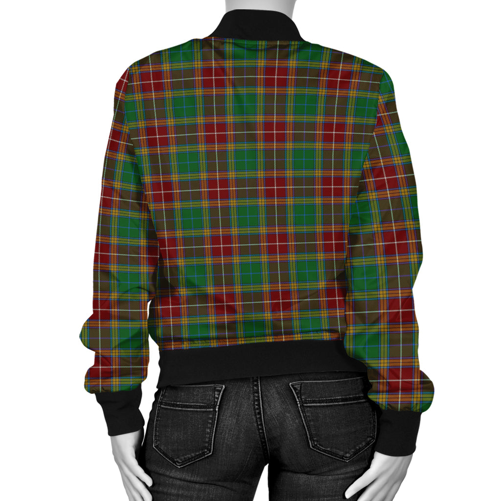 Baxter Tartan Bomber Jacket with Family Crest - Tartanvibesclothing