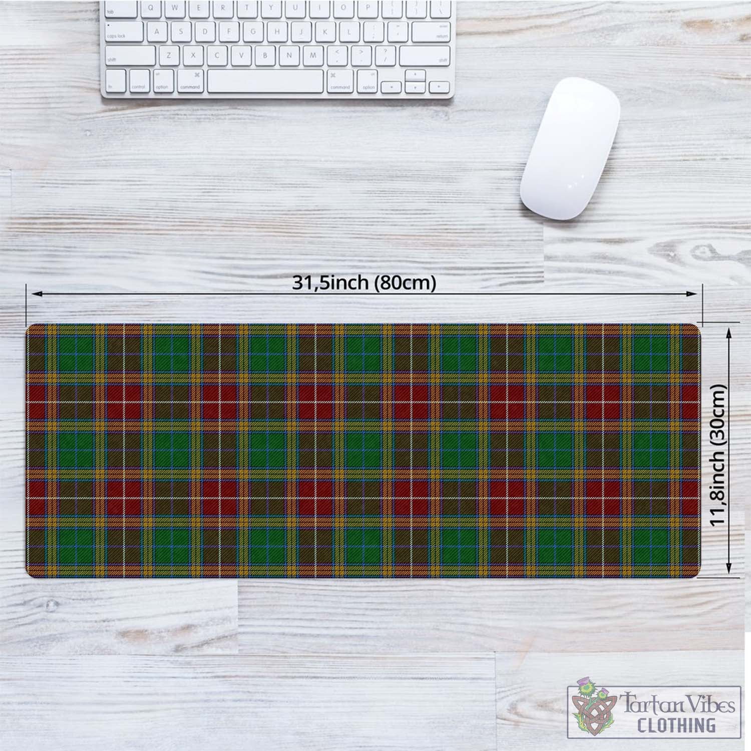 Tartan Vibes Clothing Baxter Tartan Mouse Pad