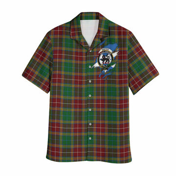 Baxter Clan Crest In Me Tartan Hawaiian Shirt Scotland Flag Style