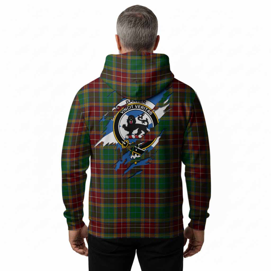 Baxter Clan Crest In Me Tartan Hoodie Scotland Flag Style