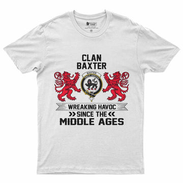 Baxter Clan Crest Men's T-Shirt Wreaking Havoc
